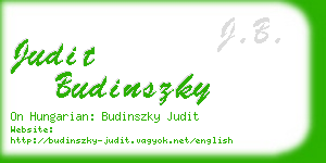 judit budinszky business card